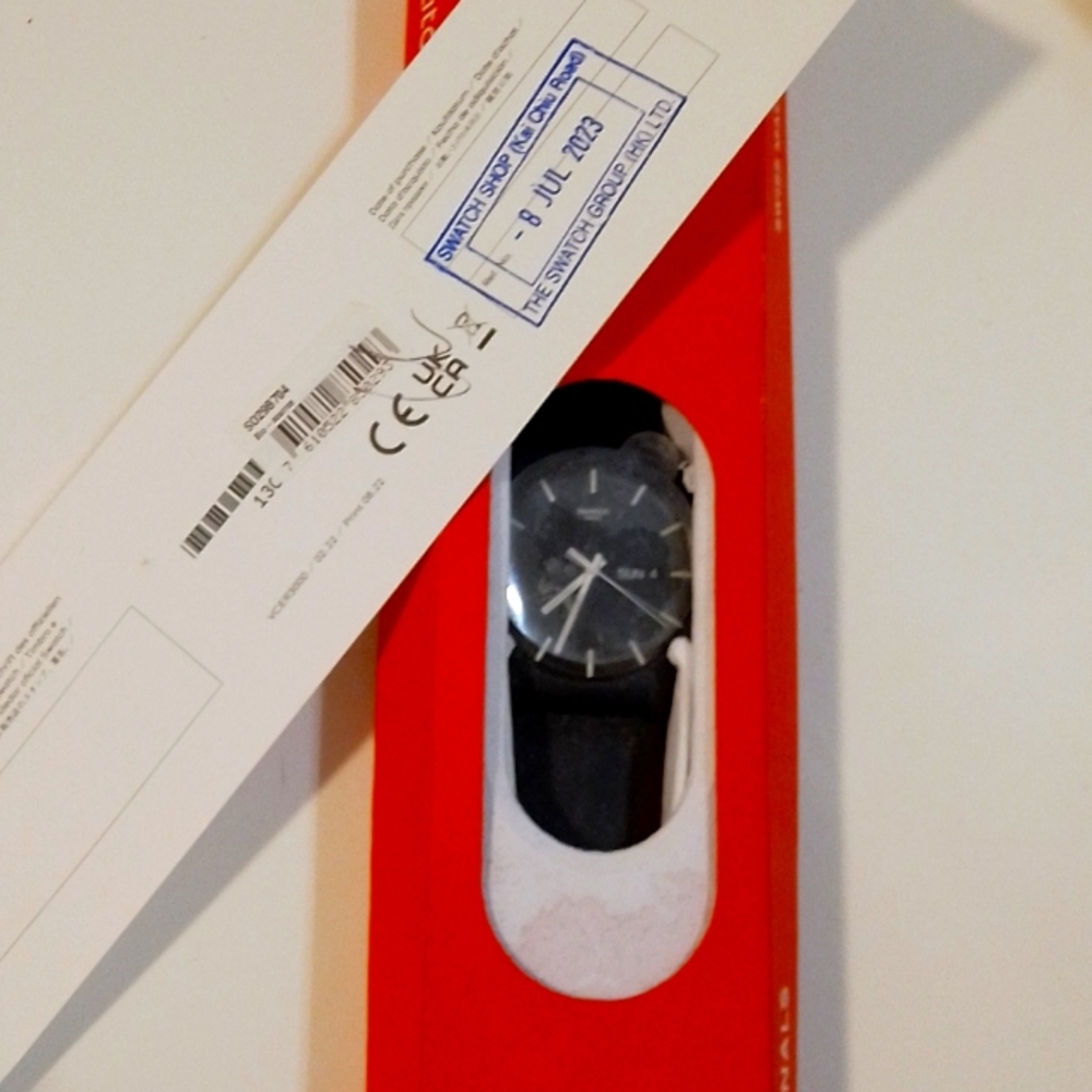 Watch Swatch mono black classic unopened - Picture 2 of 4